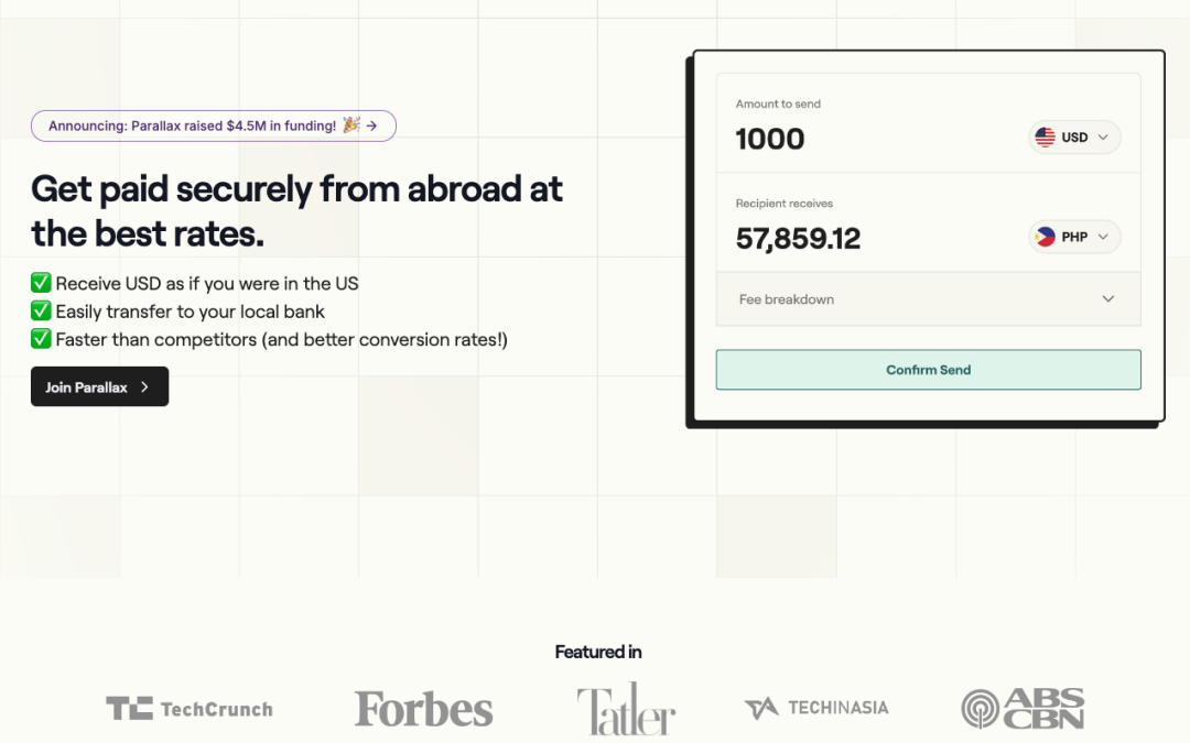 WithParallax alternatif pengganti WISE (Transferwise) di Indonesia